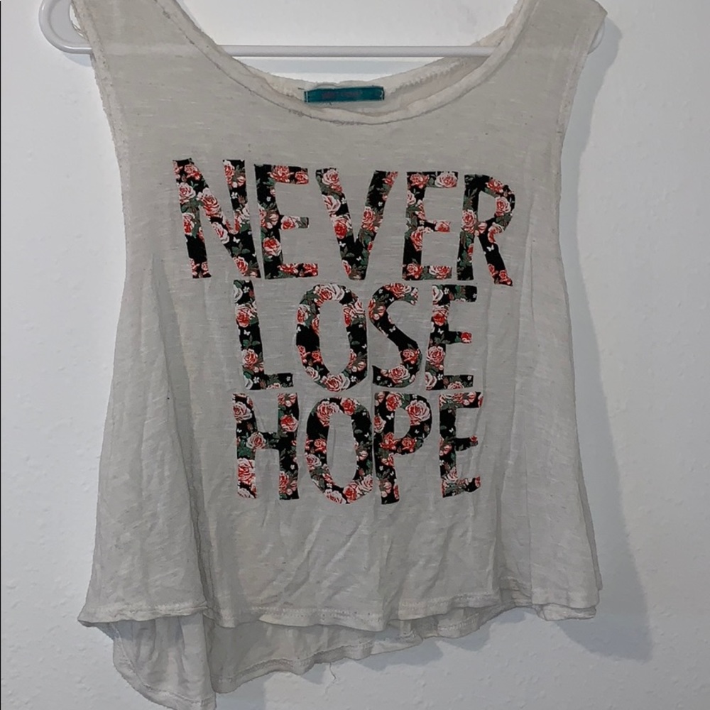 Cropped tank top